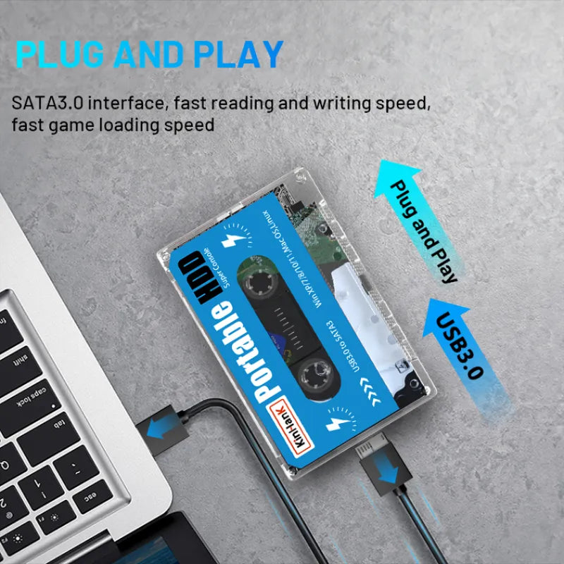 500GB Batocera Internal 55000 Plug-and-play External Mechanical Mobile Game Hard Disk